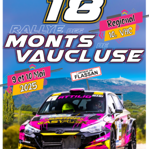 Rallye Monts de Vaucluse 2025 - Pack vidéo et photos personnalisé