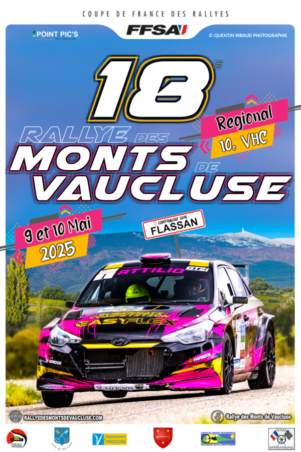 Rallye Monts de Vaucluse 2025 - Pack vidéo et photos personnalisé