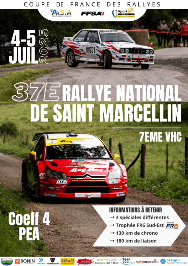 Rallye de Saint Marcellin 2025 - Vidéo personnalisée