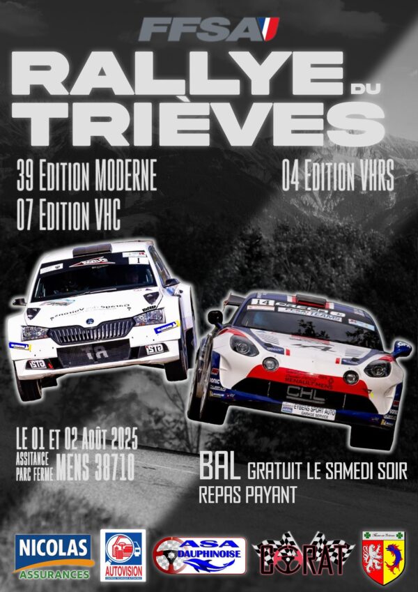 Rallye du Trièves 2025 - Vidéo personnalisée