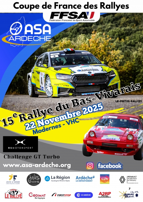 Rallye du Bas Vivarais 2025 - Vidéo personnalisée