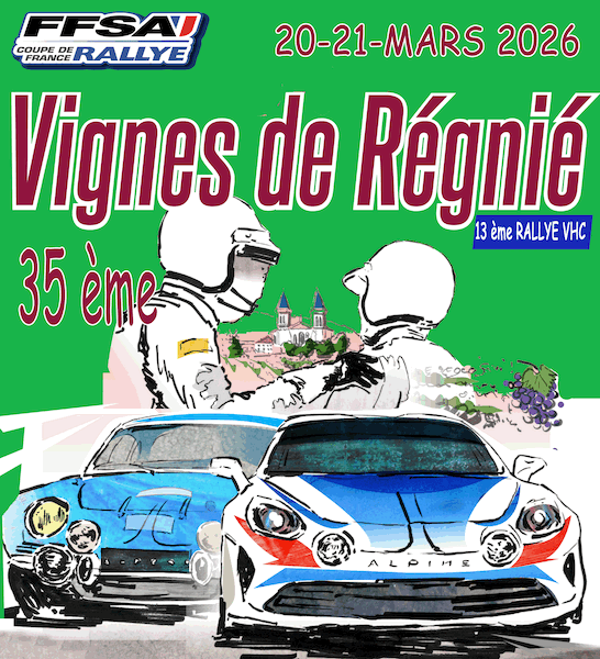 Rallye des Vignes de Régnié 2026 - Vidéo personnalisée