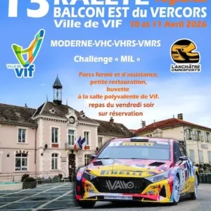 Rallye du Balcon Est 2026 - Vidéo personnalisée