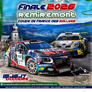 Finale Coupe France des Rallyes 2026 Remiremont - Video personnalisée